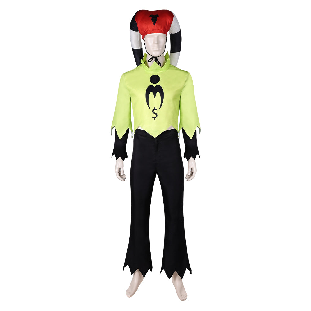 Helluva Boss Fizzarolli gelb Kostüm Set Cosplay Outfits