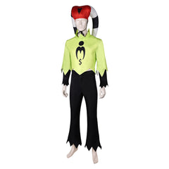 Helluva Boss Fizzarolli gelb Kostüm Set Cosplay Outfits