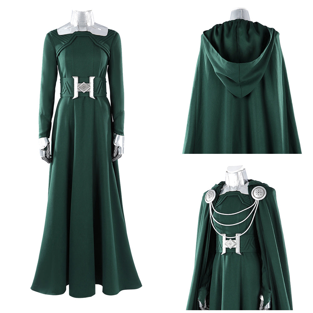 Hexe Latveria grün Kostüm Set Avengers: Doomsday Latveria Cosplay Outfit