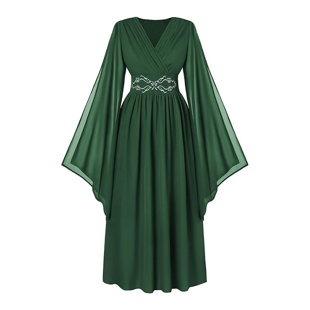 Renaissancerobe Hexe Mittelalterkleid Renaissance Gewand Latverian Halloween Karneval Kostüm
