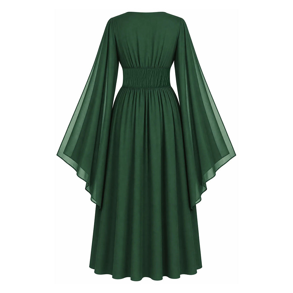 Renaissancerobe Hexe Mittelalterkleid Renaissance Gewand Latverian Halloween Karneval Kostüm