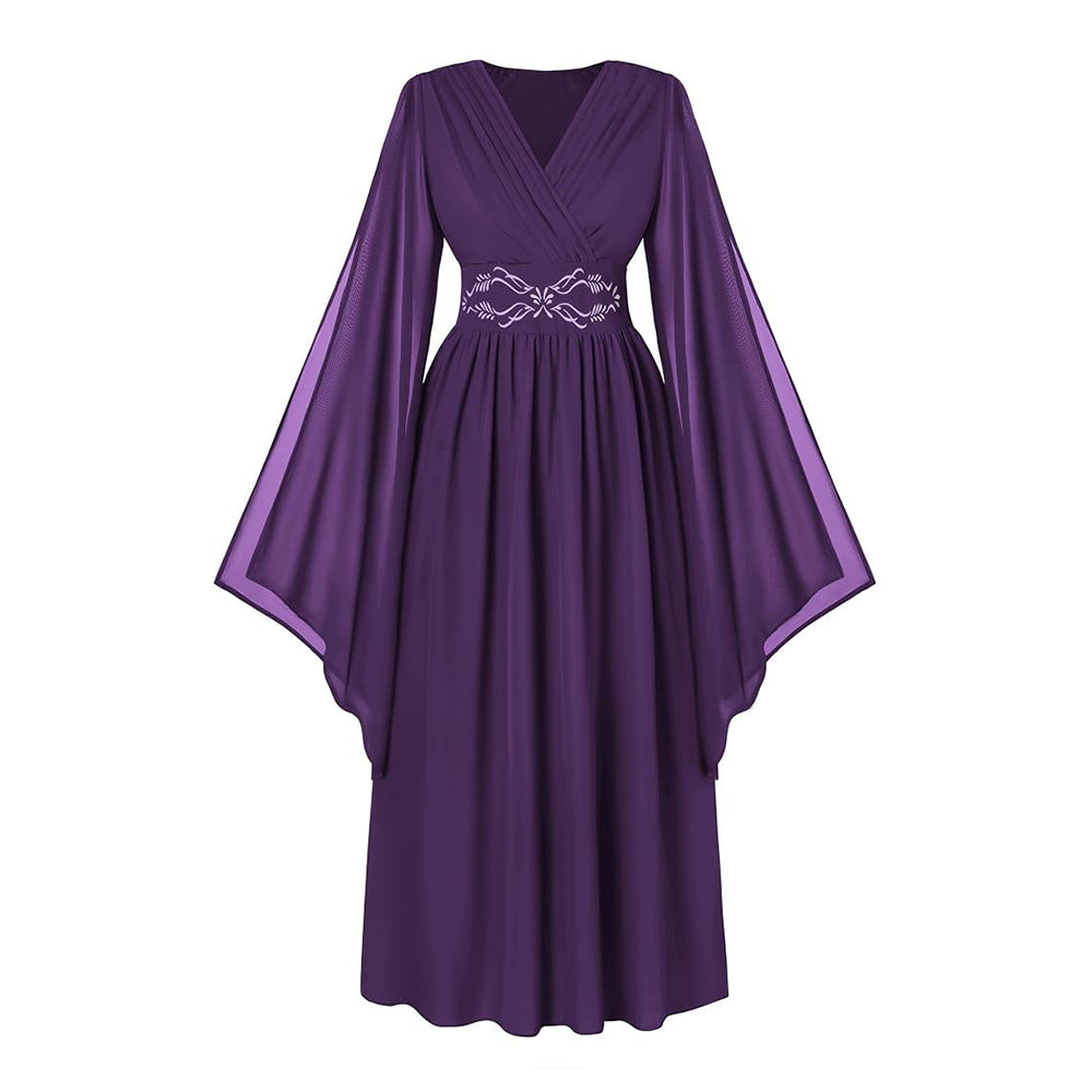 Renaissancerobe Hexe Mittelalterkleid Renaissance Gewand Latverian Halloween Karneval Kostüm