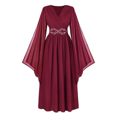 Renaissancerobe Hexe Mittelalterkleid Renaissance Gewand Latverian Halloween Karneval Kostüm