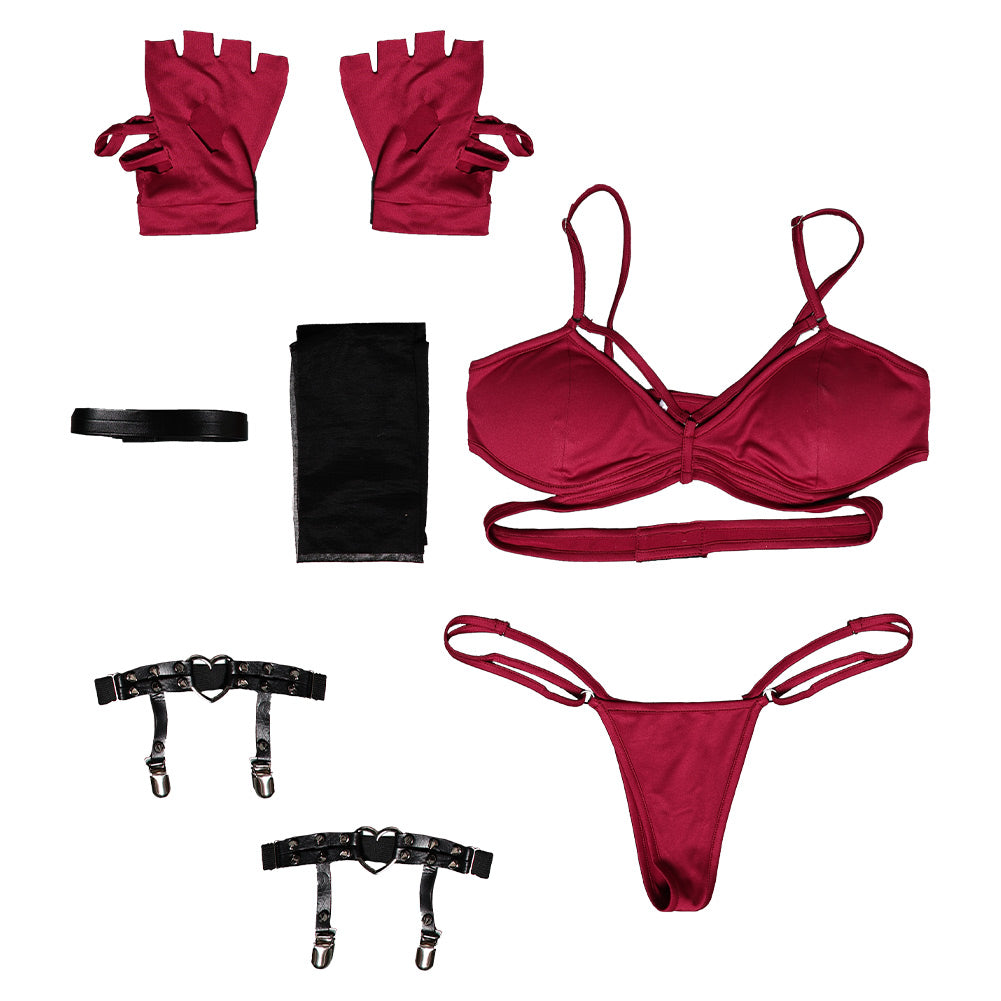 Hexe Scarlet Witch Sexy Kostüm Scarlet Cosplay Outfits