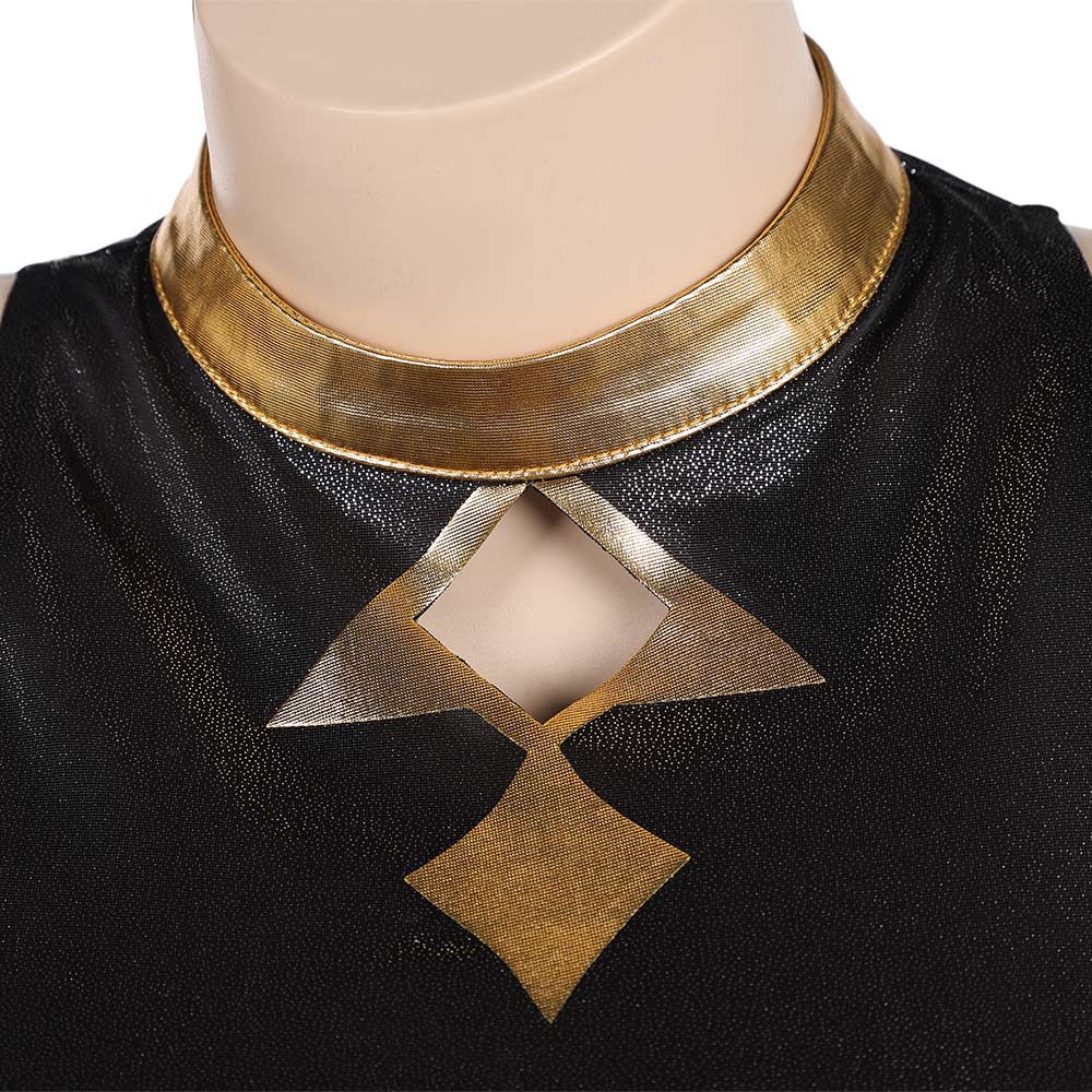 Huntix Golden Zoey weiß Kostüm KPOP Demon Hunters Zoey Cosplay Outfits