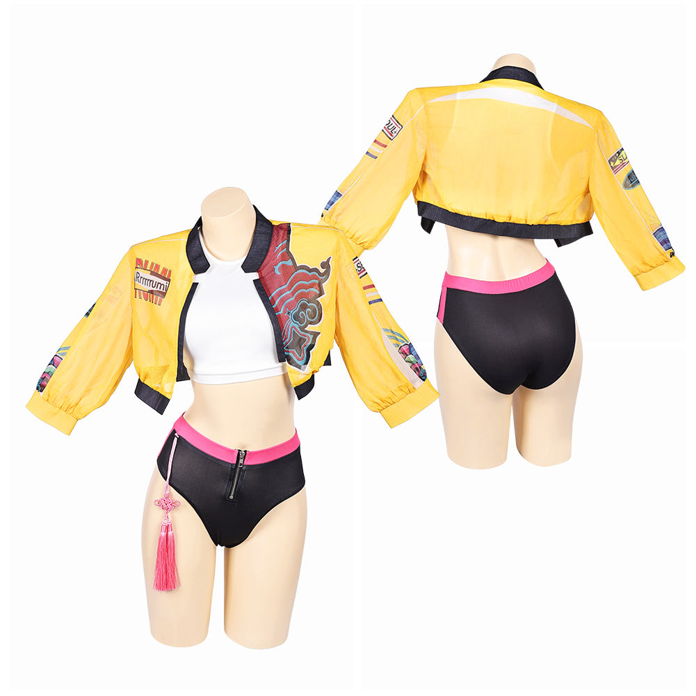Huntrix Rumi Damen Bademode K-Pop: Demon Hunters Rumi Cosplay Outfits