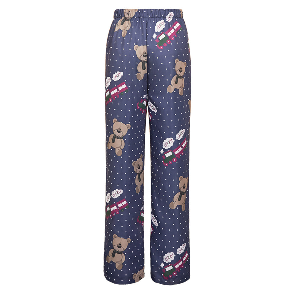 Huntrix Rumi Pyjamahose KPOP Demon Hunters Rumi Cosplay Freizeithosen