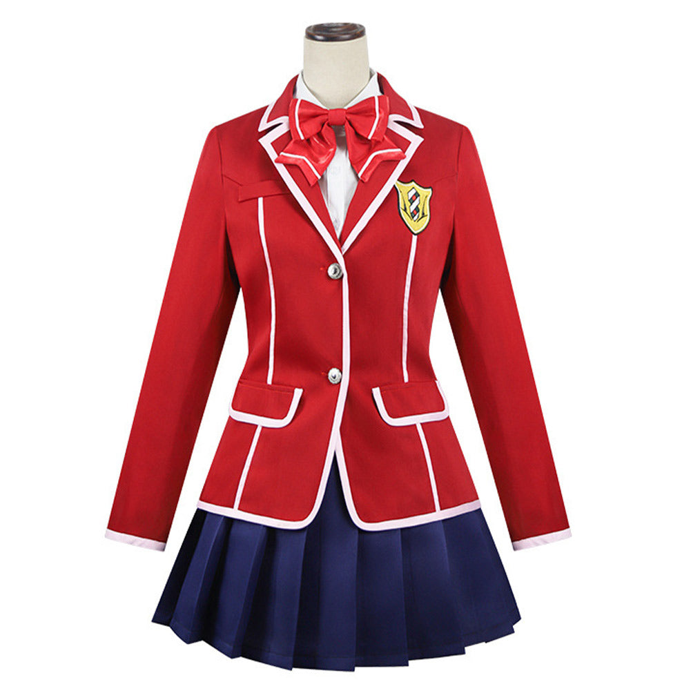 Inori Yuzuriha Guilty Crown rot Uniform Cosplay Kostüm