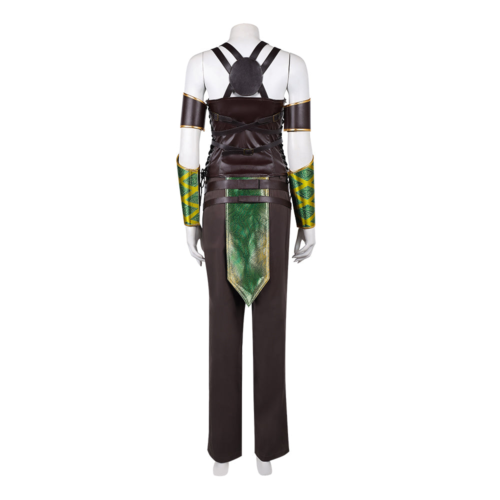 Jade Kostüm Set Mortal Kombat 2 Jade Cosplay Outfit