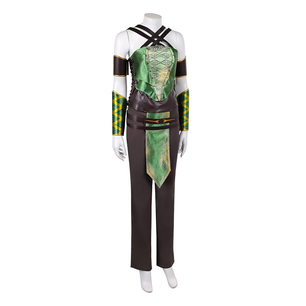 Jade Kostüm Set Mortal Kombat 2 Jade Cosplay Outfit