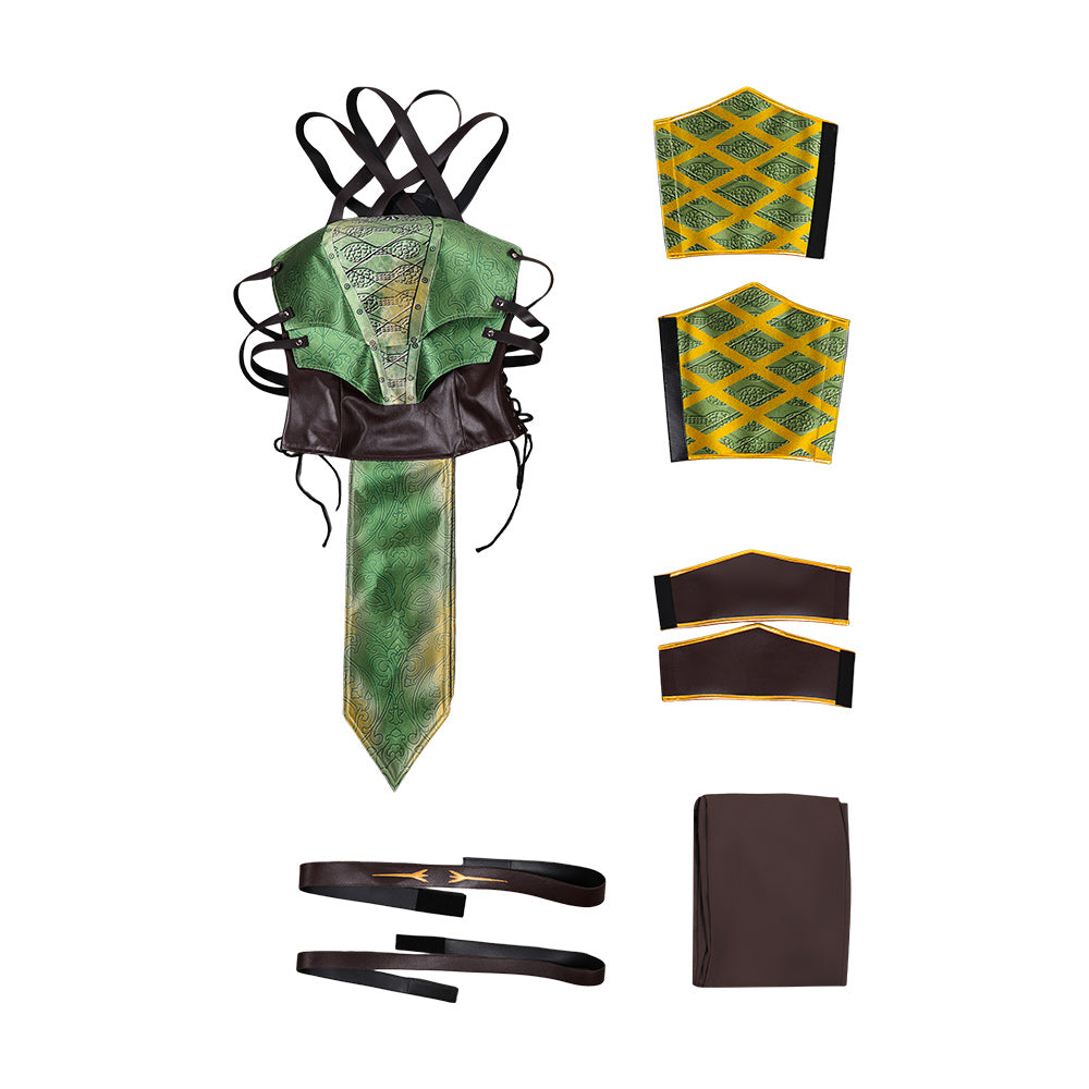 Jade Kostüm Set Mortal Kombat 2 Jade Cosplay Outfit
