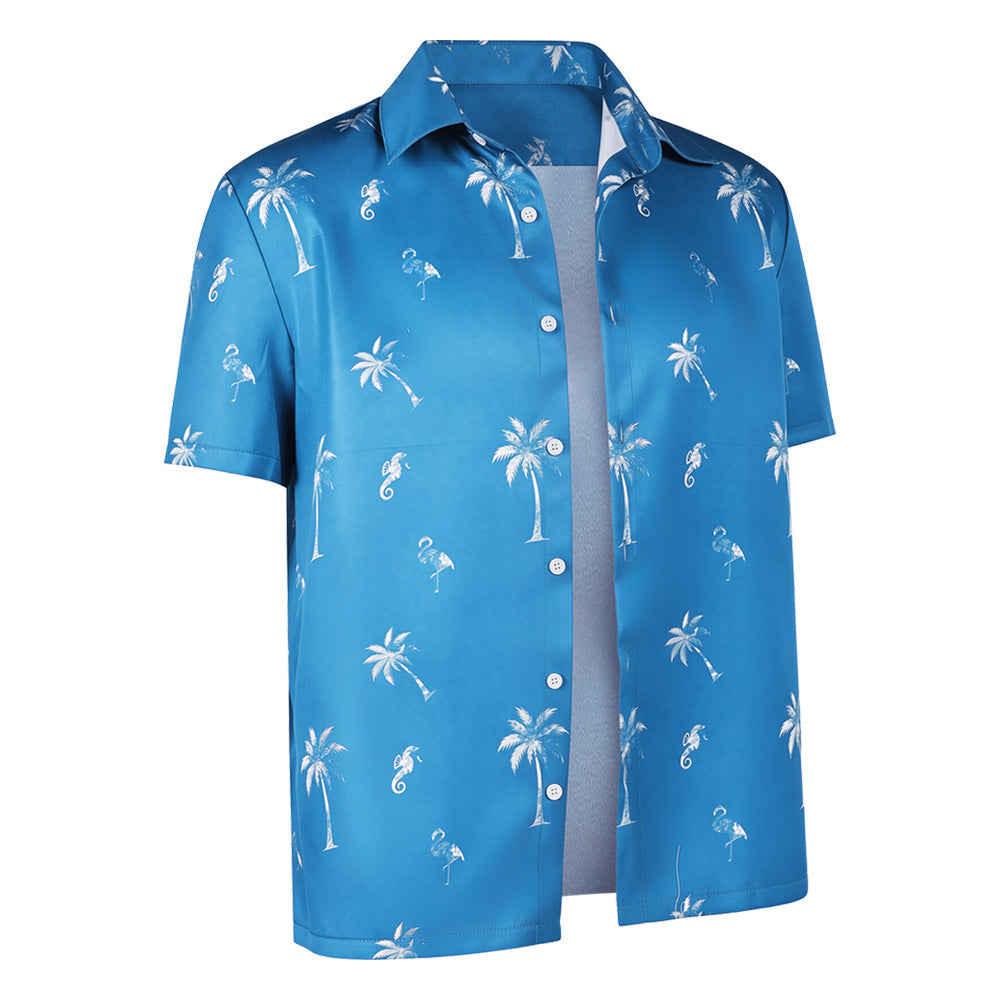 Jason Duval blau Shirt GTA 6 Jason Cosplay Outfit