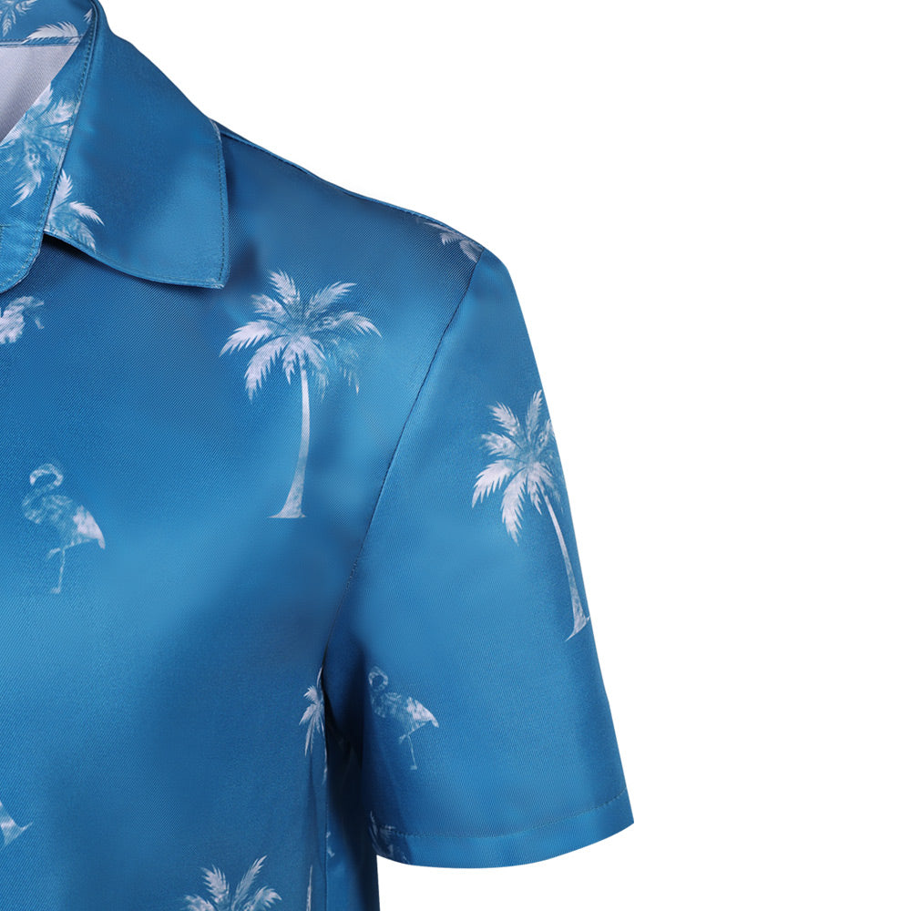 Jason Duval blau Shirt GTA 6 Jason Cosplay Outfit