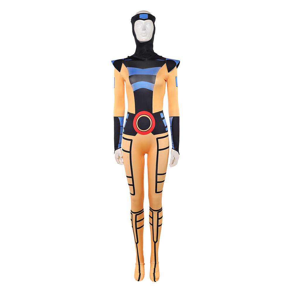 Jean Grey gelb Jumpsuit X-Men '97 Jean Cosplay Kostüm