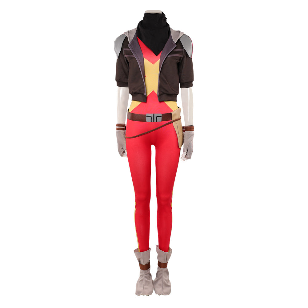 Jean Grey rot Jumpsuit X-Men '97 Jean Cosplay Outfit