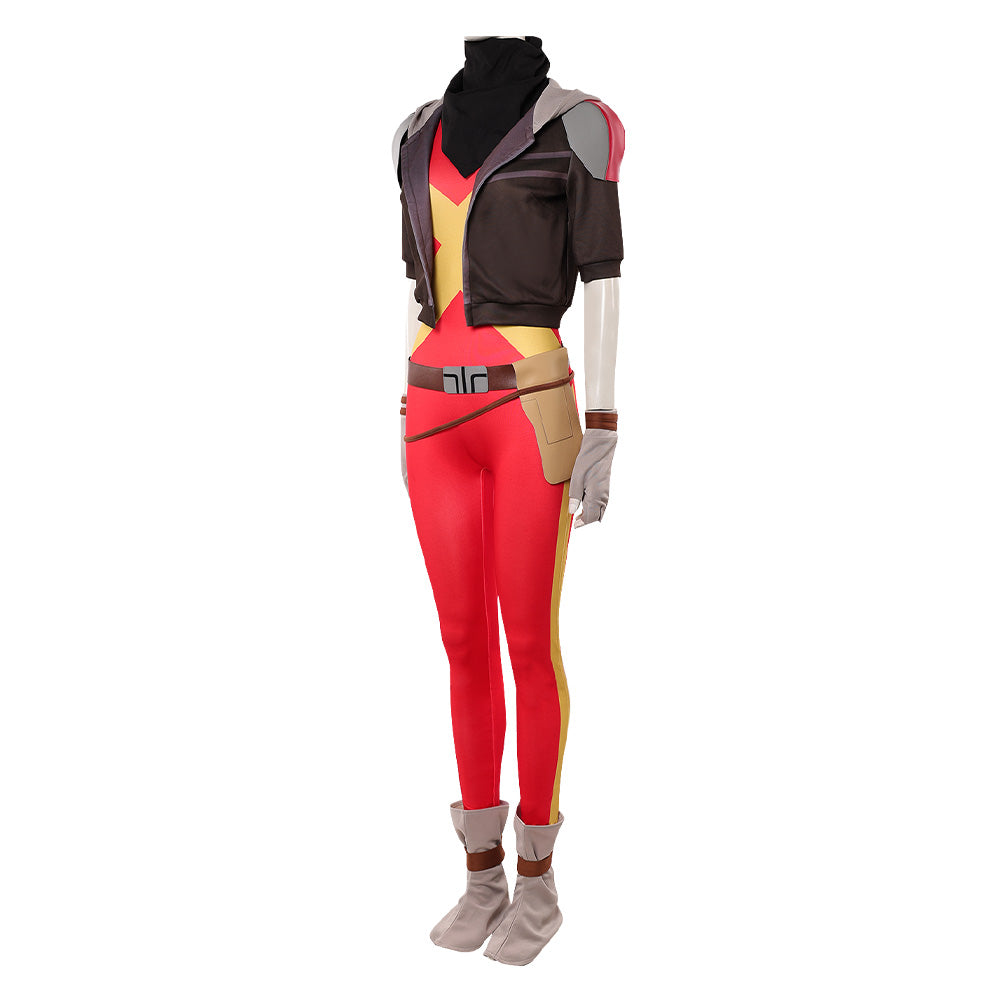 Jean Grey rot Jumpsuit X-Men '97 Jean Cosplay Outfit