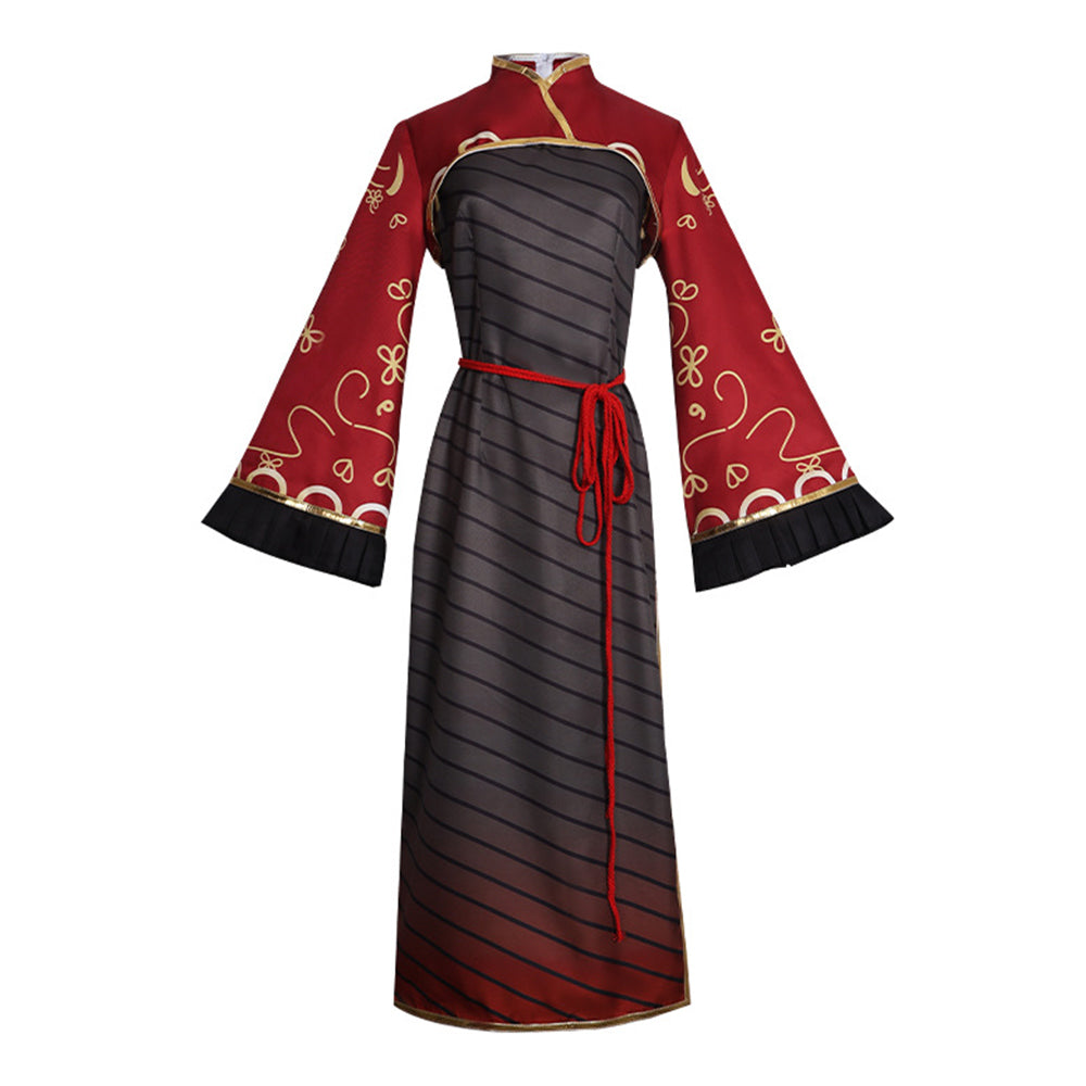 Jia Xichun rot Outfit Limbus Company Jia Xichun Cosplay Kostüm