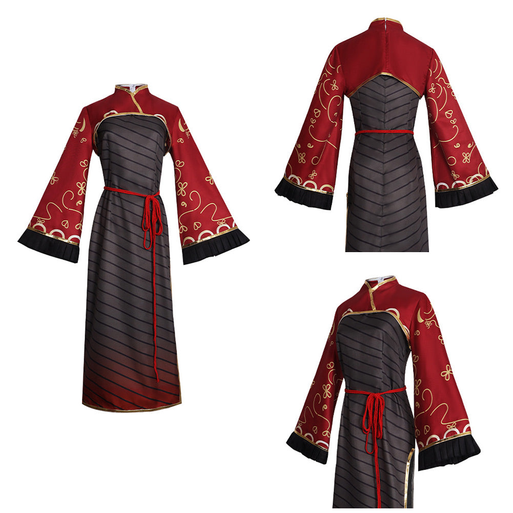 Jia Xichun rot Outfit Limbus Company Jia Xichun Cosplay Kostüm