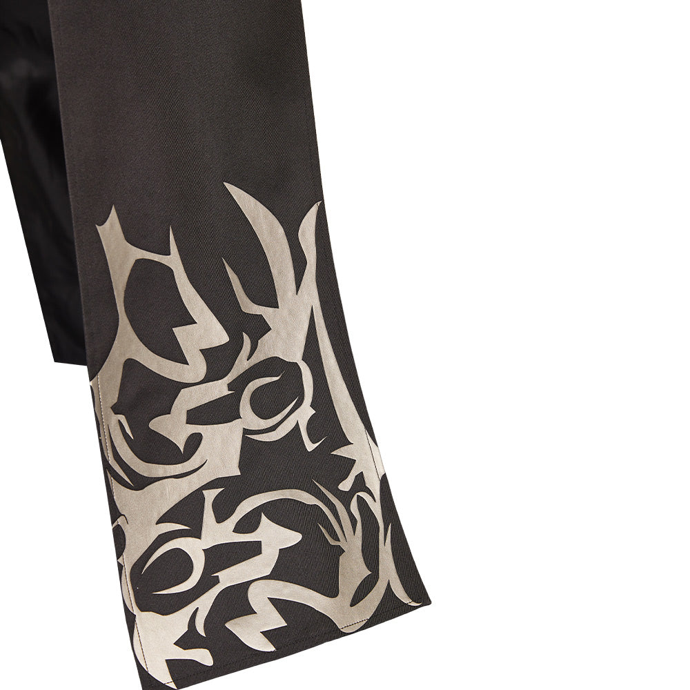 Jinu Saja schwarz Outfits KPOP Demon Hunters Saja Boys Jinu Cosplay Kostüm