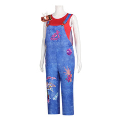 Jo blau Kostüm Set Die vergessene Insel Jo Cosplay Outfit