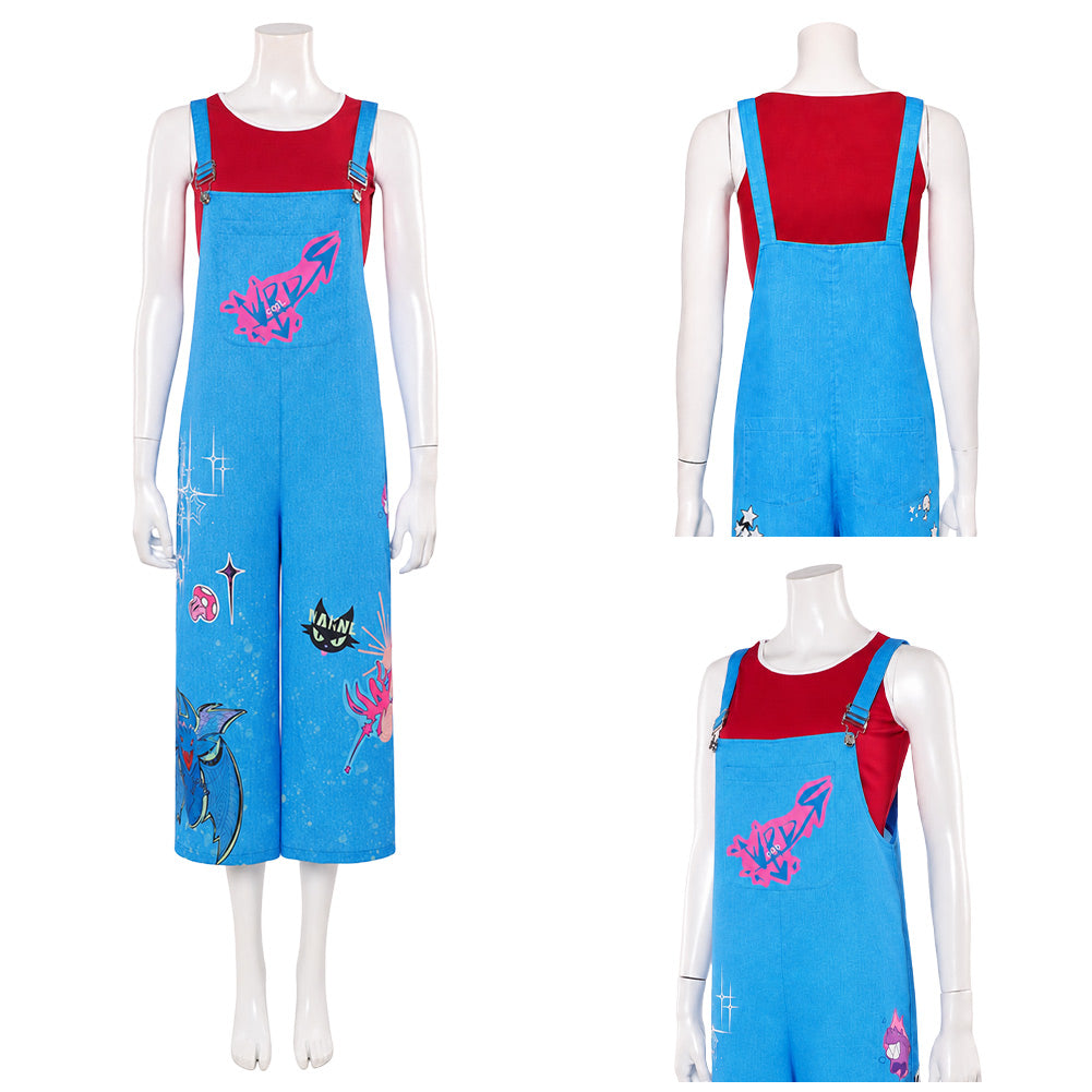 Jo blau Kostüm Set Forgotten Island 2026 Jo Cosplay Outfit