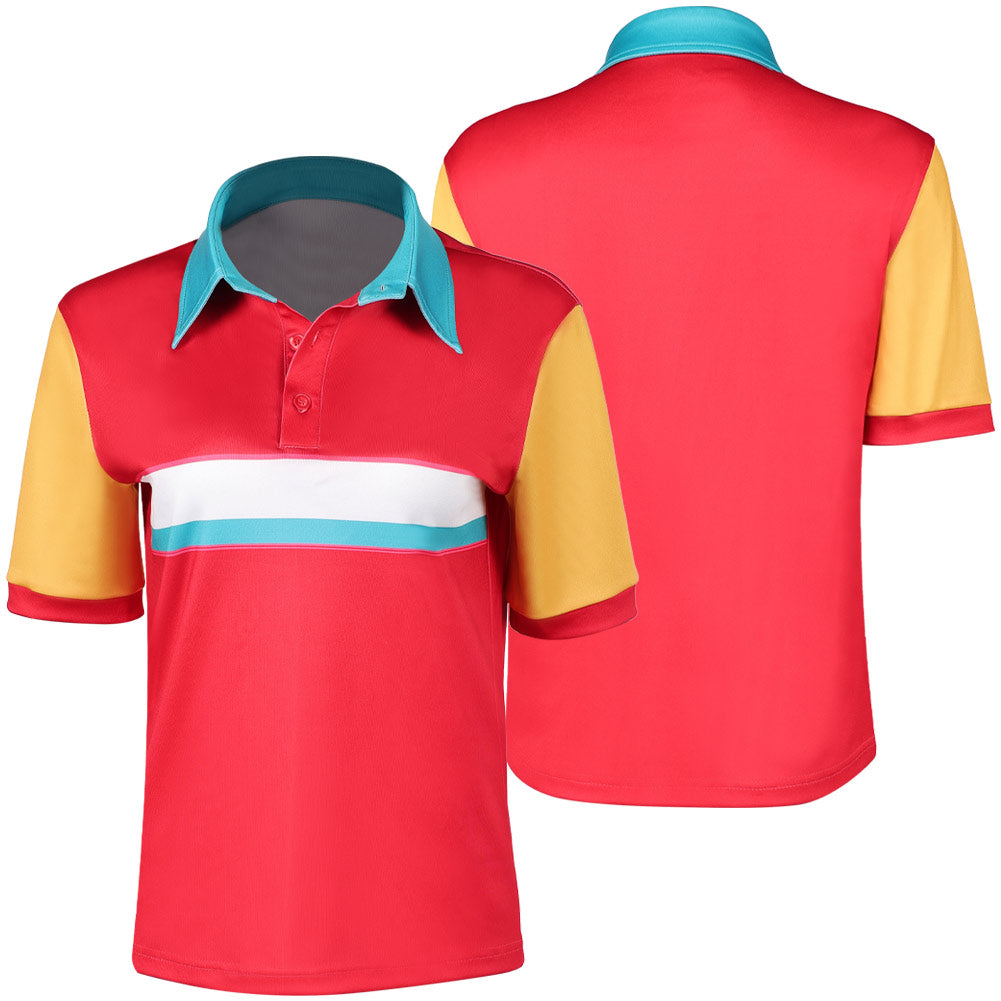 Jo rot Shirt Forgotten Island Jo Cosplay Kostüm