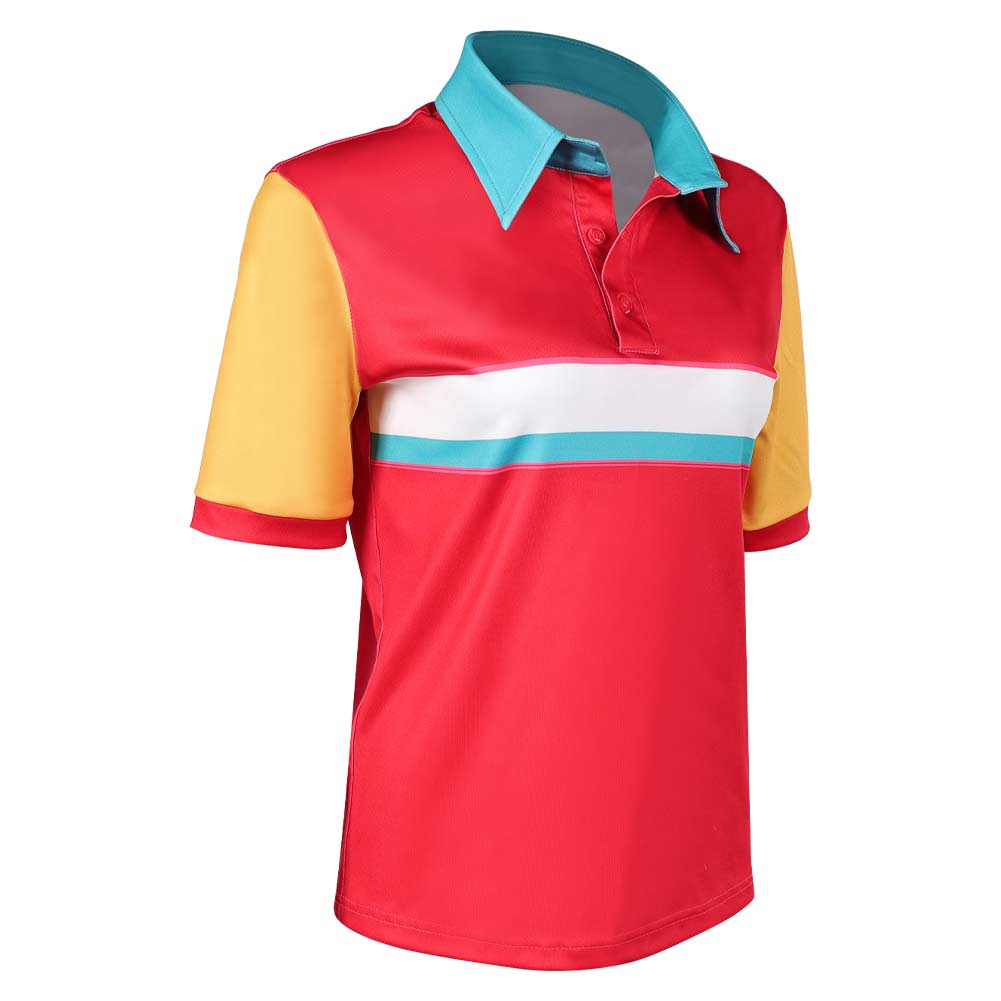Jo rot Shirt Forgotten Island Jo Cosplay Kostüm