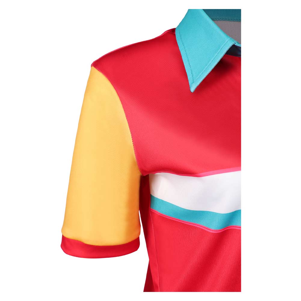 Jo rot Shirt Forgotten Island Jo Cosplay Kostüm
