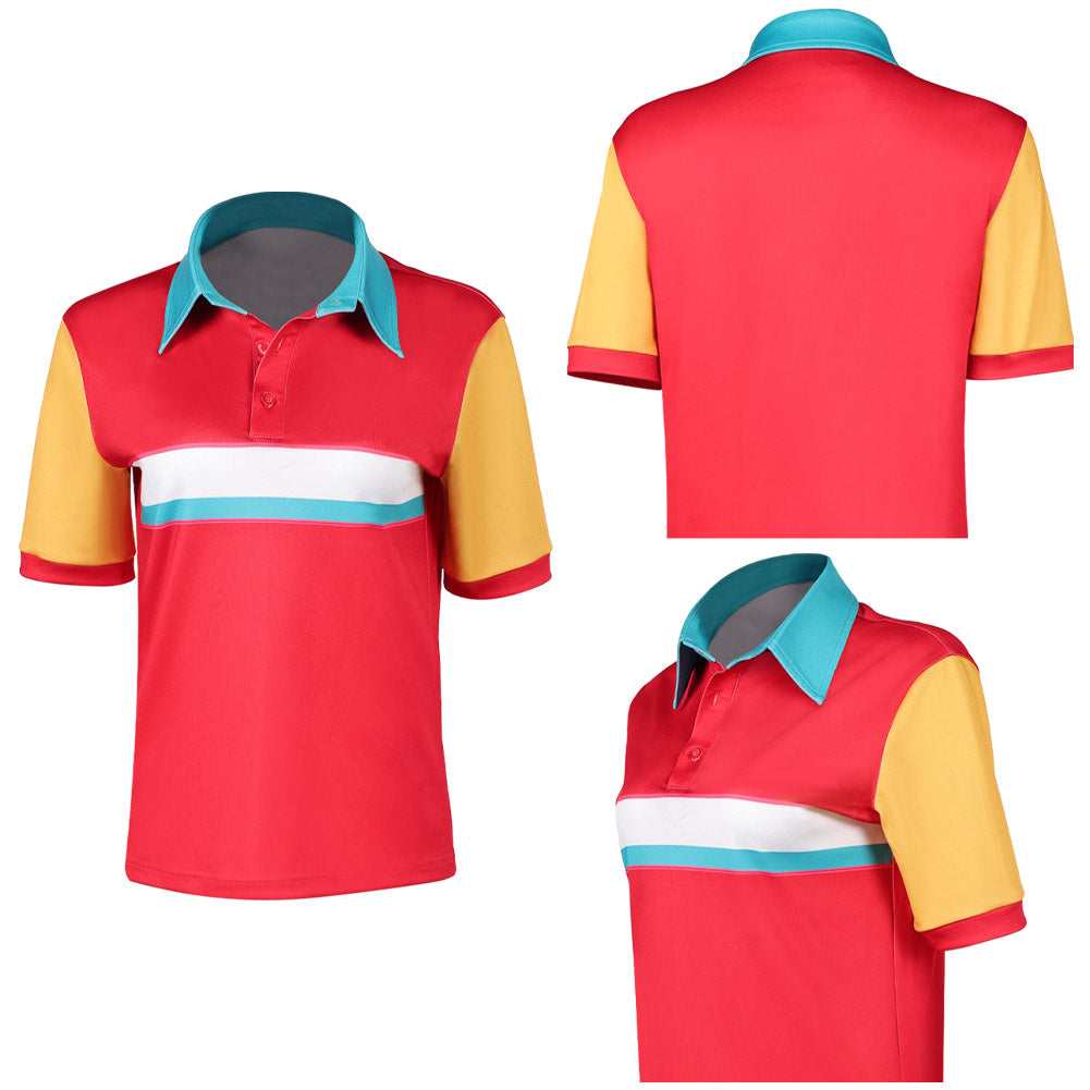 Jo rot Shirt Forgotten Island Jo Cosplay Kostüm