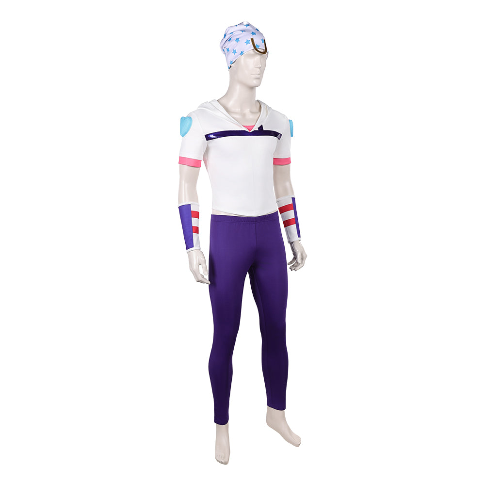 Johnny Joestar Outfit JoJo's Bizarre Adventure Johnny Cosplay Kostüm Set