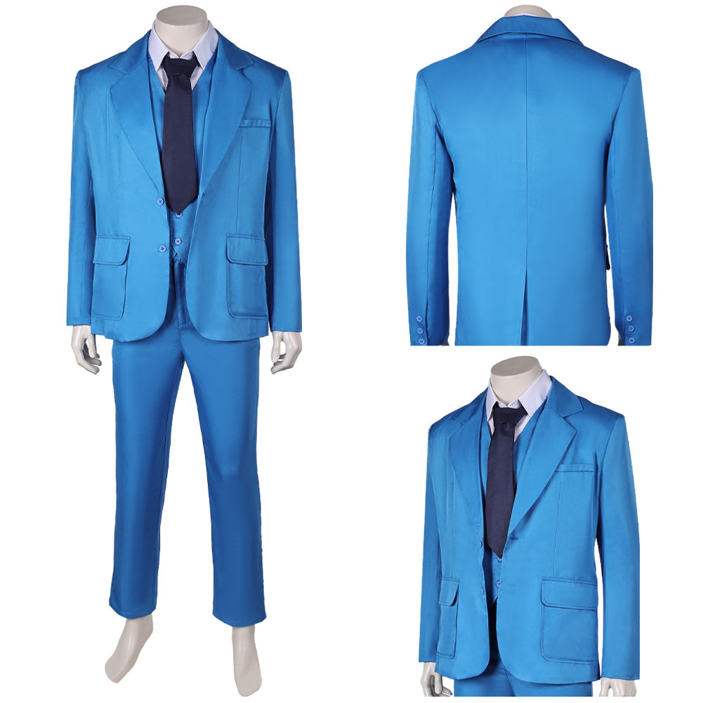 Joker Blau Anzug Joker 2024 Joker: Folie à Deux Cosplay Kostüm Set