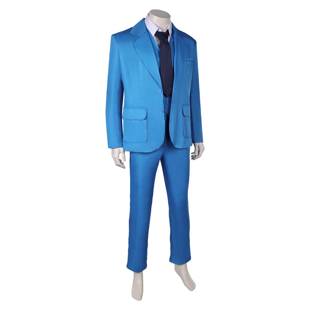 Joker Blau Anzug Joker 2024 Joker: Folie à Deux Cosplay Kostüm Set