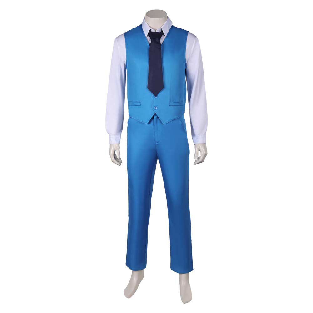 Joker Blau Anzug Joker 2024 Joker: Folie à Deux Cosplay Kostüm Set