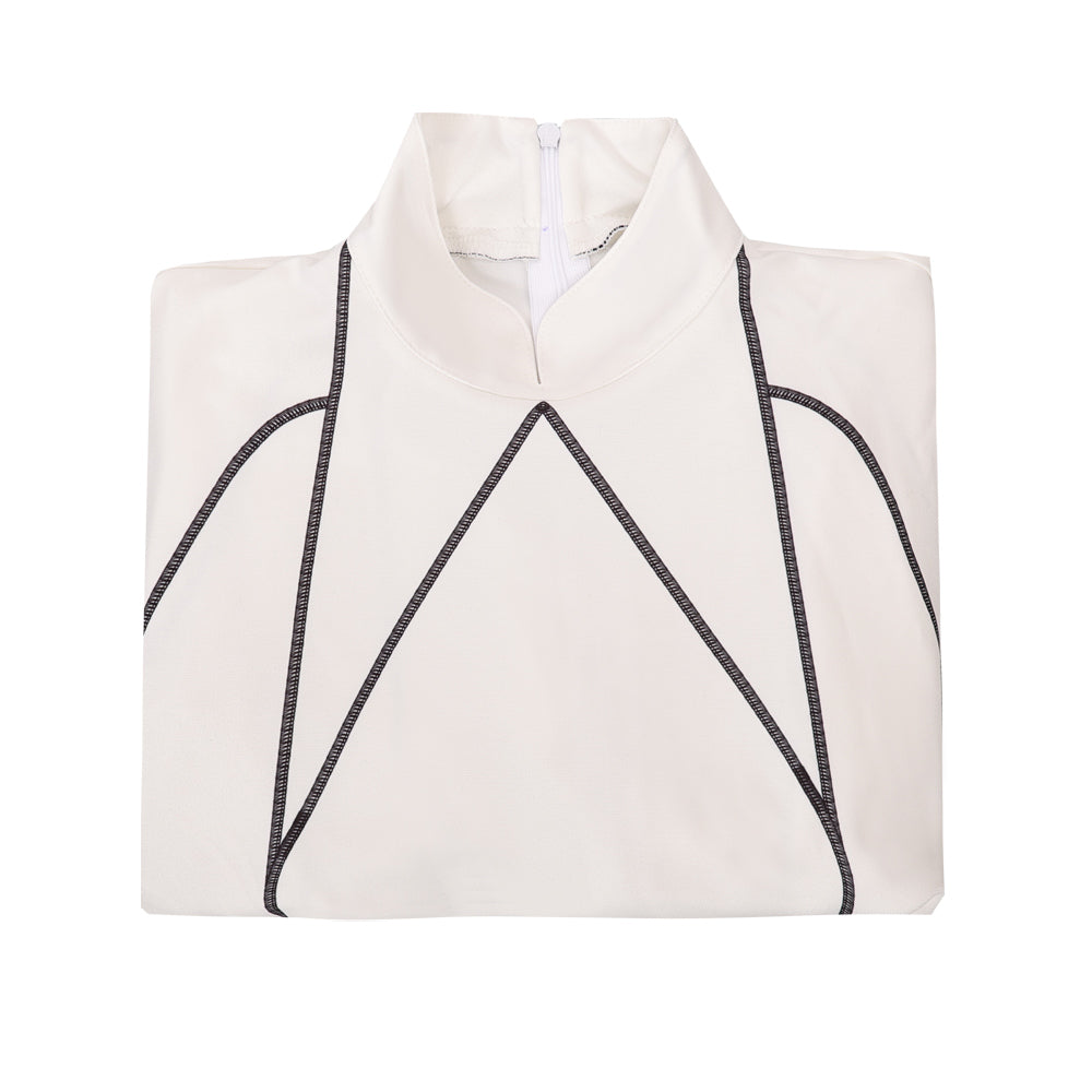 Kali Prasad weiß Jumpsuit Stranger Things Kali Cosplay Outfit