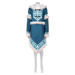Katara blau Kostüm Set Die Legende von Aang: Der Herr der Elemente Katara Cosplay Outfit