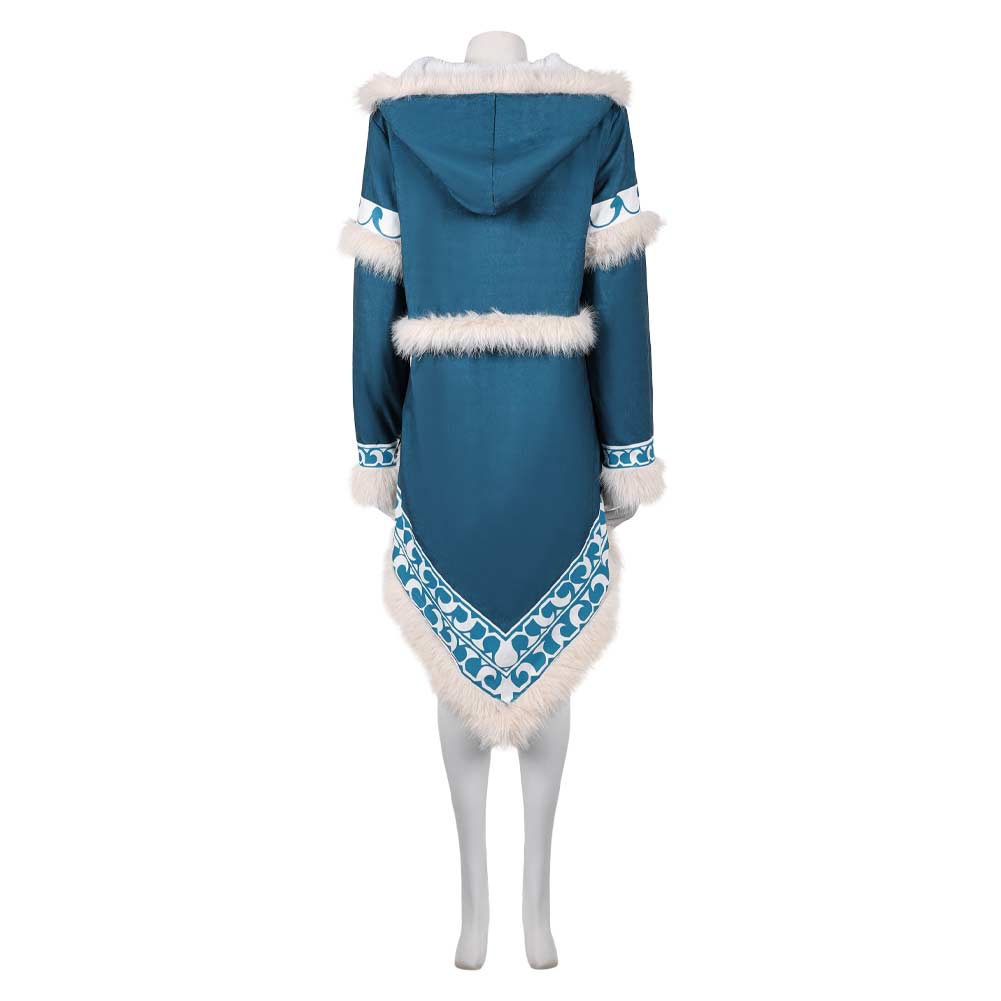 Katara blau Kostüm Set Die Legende von Aang: Der Herr der Elemente Katara Cosplay Outfit