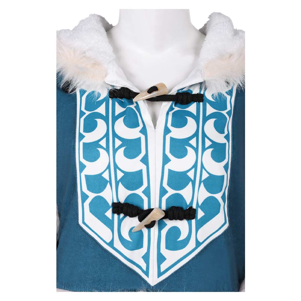 Katara blau Kostüm Set Die Legende von Aang: Der Herr der Elemente Katara Cosplay Outfit