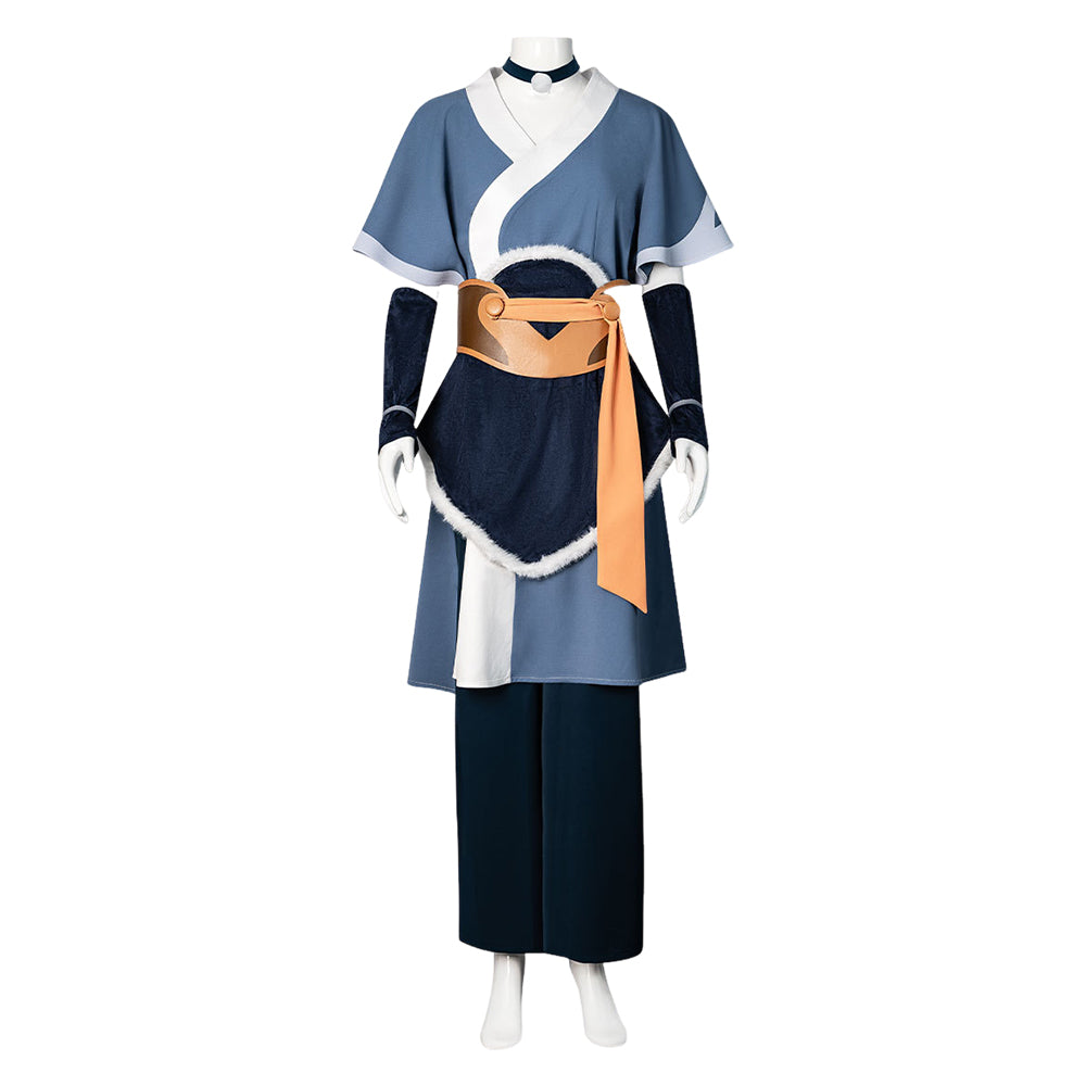 Katara Kostüm Set Avatar – Der Herr der Elemente Katara Cosplay Outfit