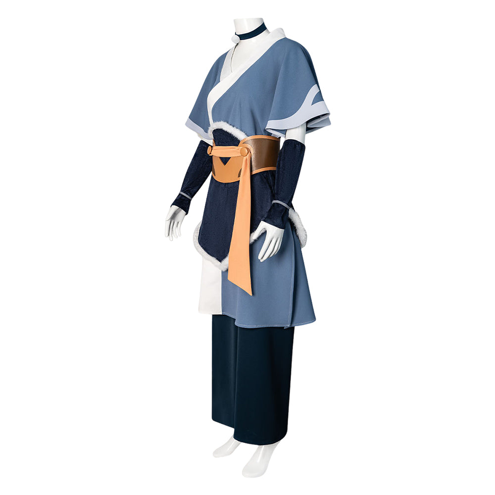 Katara Kostüm Set Avatar – Der Herr der Elemente Katara Cosplay Outfit