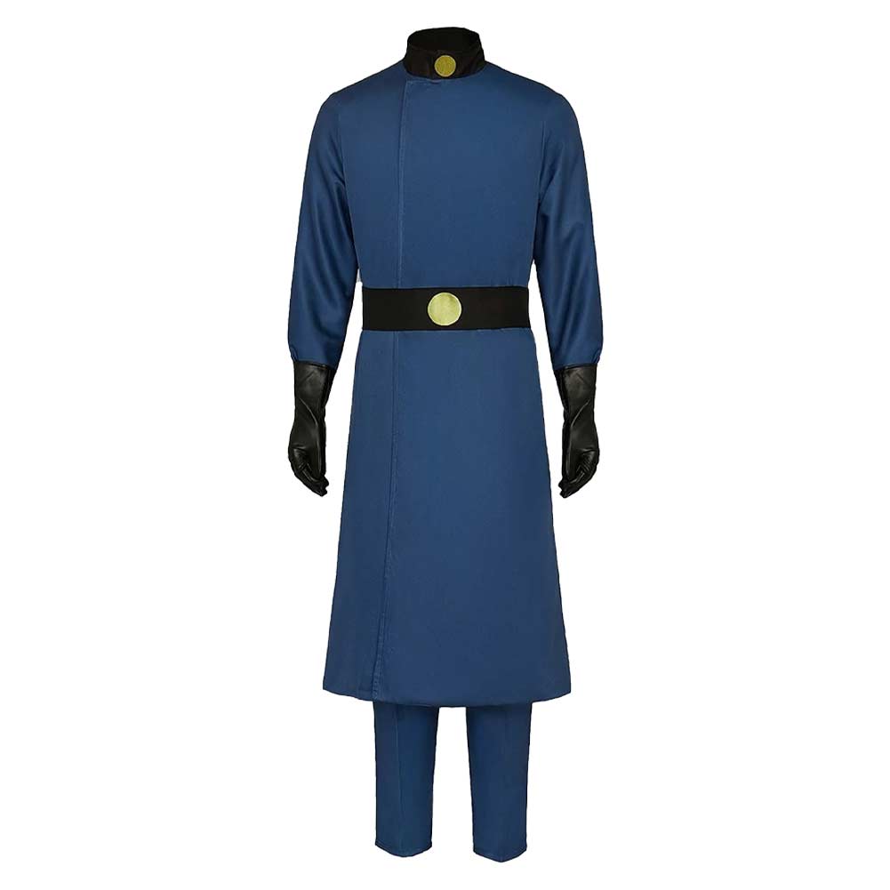 Kim Possible Dr. Drakken blau Outfit Cosplay Kostüm Set