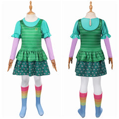 Kinder Bonnie Anderson grün Kostüm Set Toy Story 2026 Bonnie Cosplay Outfit