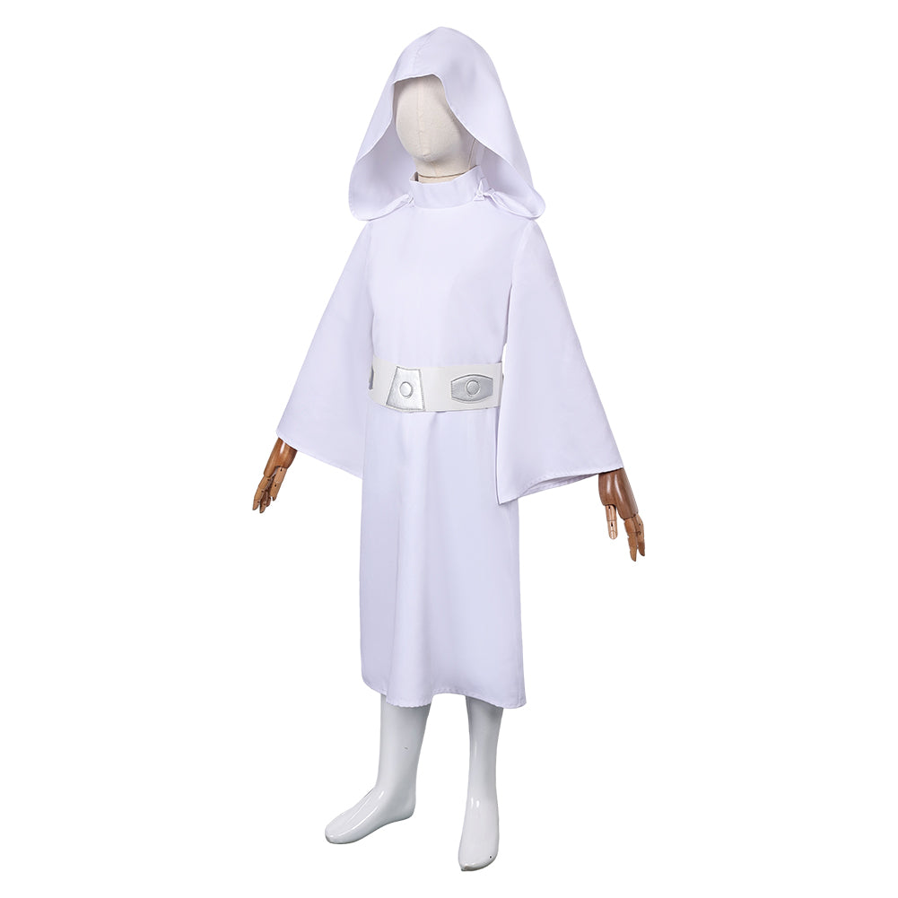 Kinder Cosplay Prinzessin Leia Kostüm Halloween Karneval Outfits 