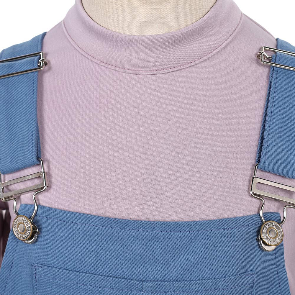 Kinder Jane Hopper blau Kostüm Set Stranger Things Eleven Cosplay Outfit