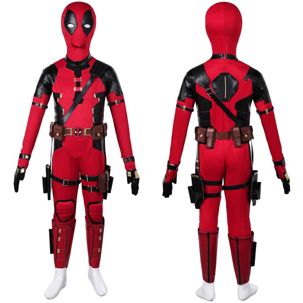 Kinder Jungen Deadpool & Wolverine (2024) Wade Winston Wilson Cosplay Kostüm