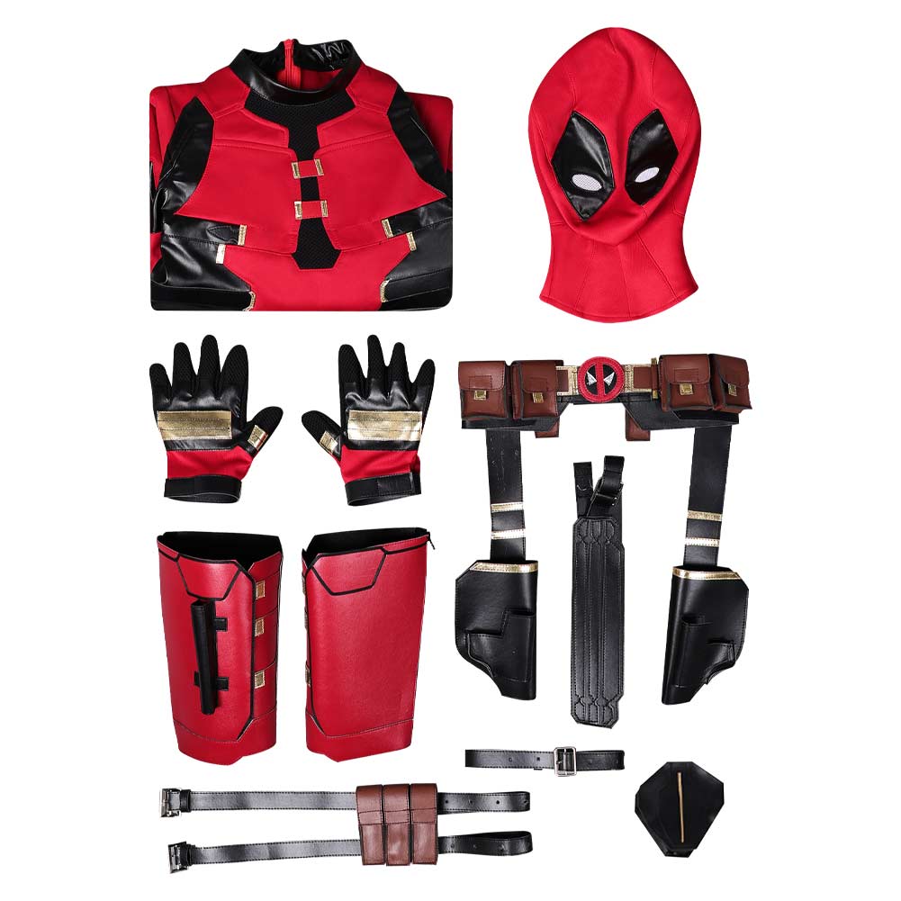 Kinder Jungen Deadpool & Wolverine (2024) Wade Winston Wilson Cosplay Kostüm