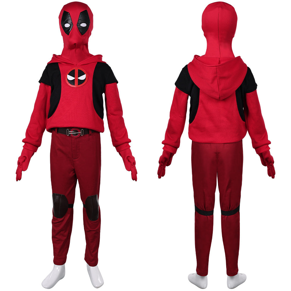 Kinder Jungen Kidpool Deadpool & Wolverine (2024) Wade Winston Wilson Kostüm