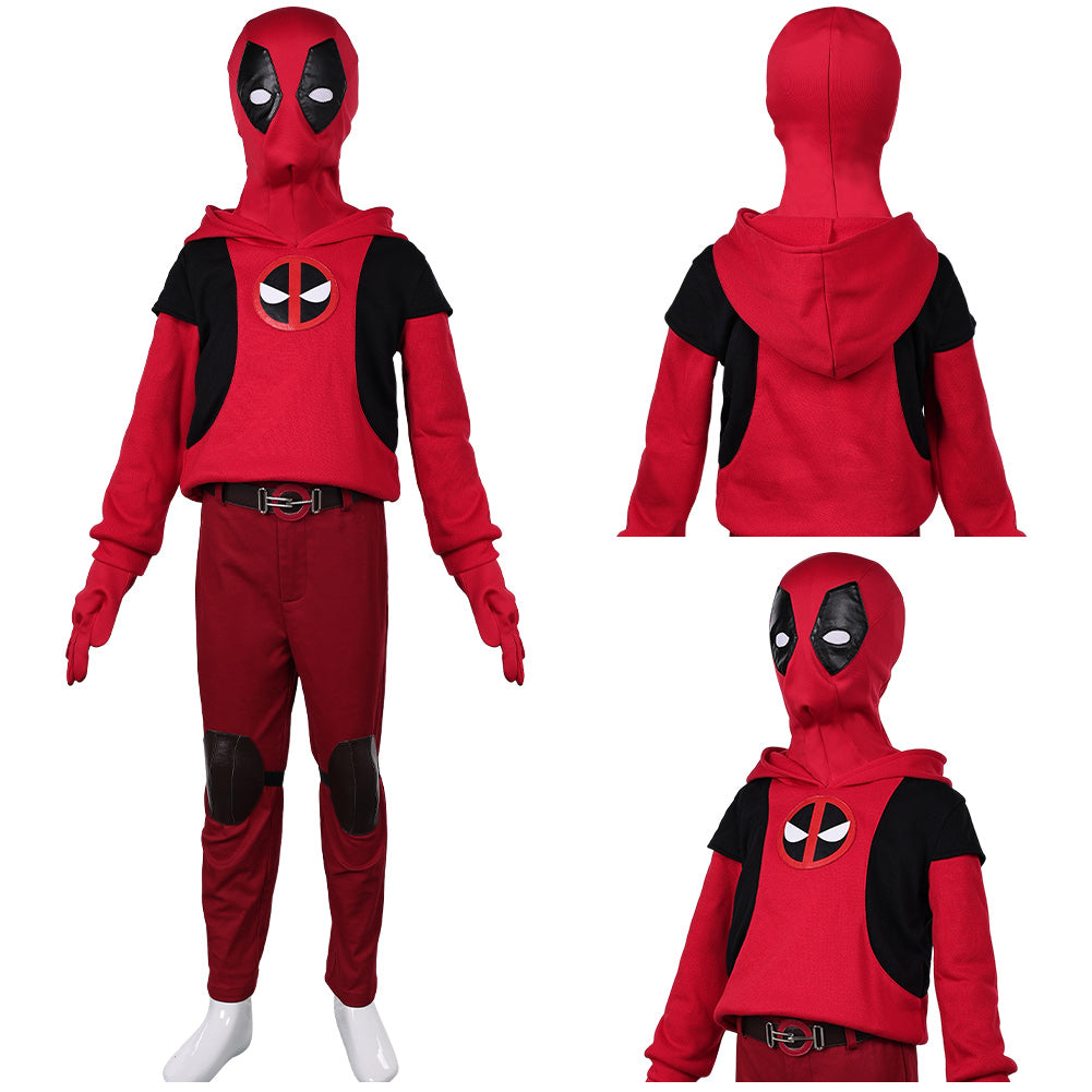 Kinder Jungen Kidpool Deadpool & Wolverine (2024) Wade Winston Wilson Kostüm