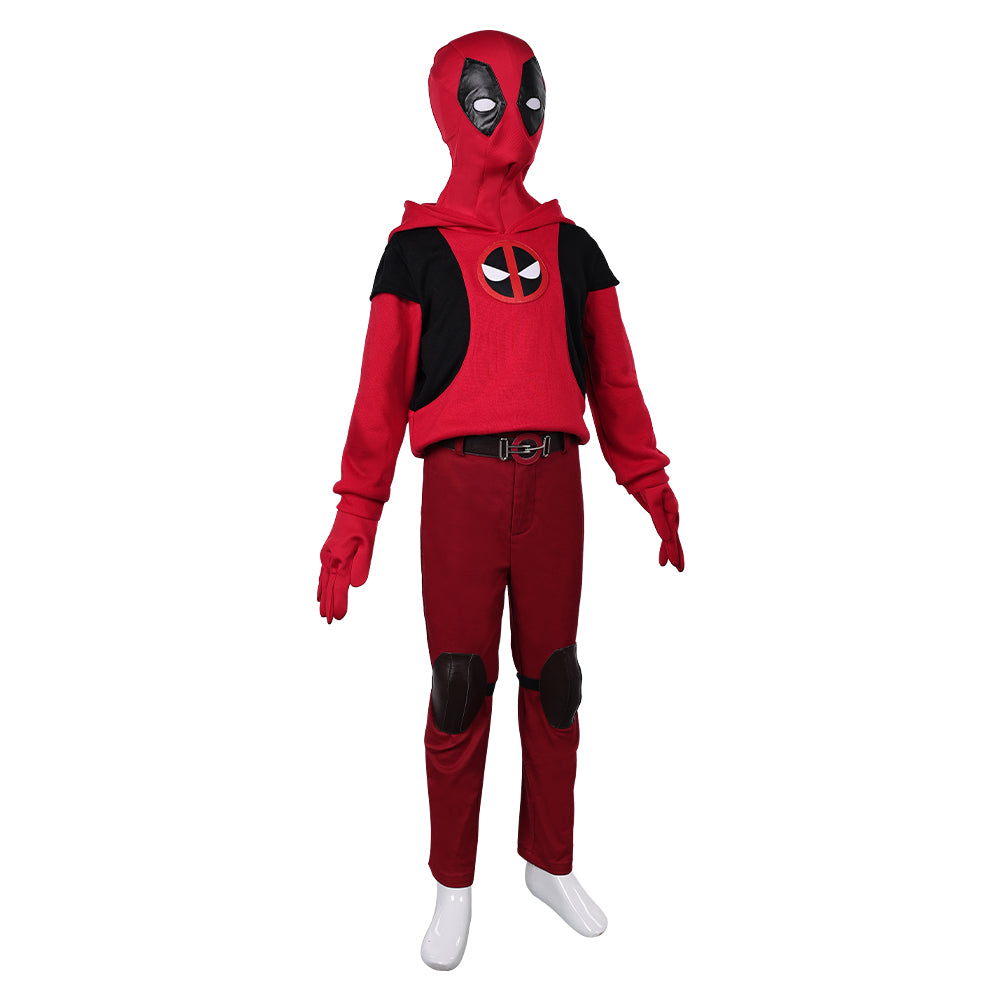 Kinder Jungen Kidpool Deadpool & Wolverine (2024) Wade Winston Wilson Kostüm