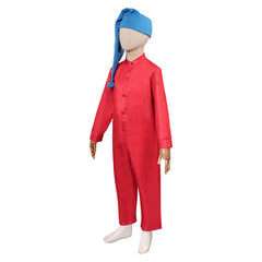 Kinder Jungen Schneewittchen Zwerge rot Jumpsuot Cosplay Outfits