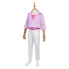 Kinder Junger Jinu Saja rosa Kostüm K-Pop: Demon Hunters Saja Boys Jinu Cosplay Outfits